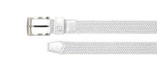 FootJoy Women's Braided ladies belt, white
