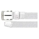 FootJoy Women's Braided ladies belt, white