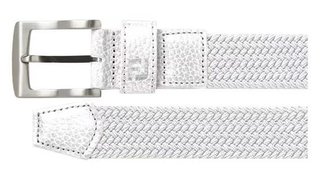 FootJoy Women's Braided ladies belt, white