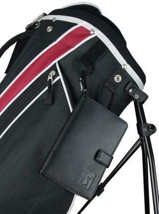PGA Tour Real Leather Score Card and Accessory Wallet, black