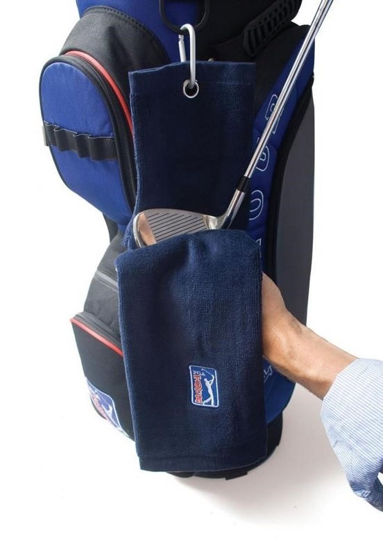 PGA Tour golf towel, navy