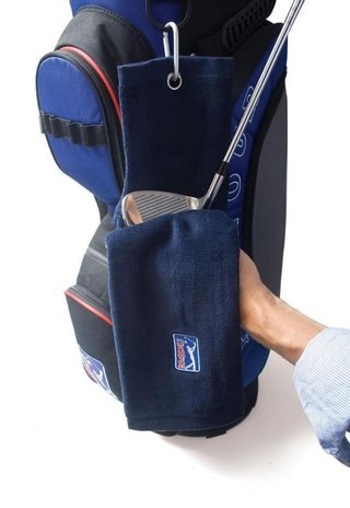 PGA Tour golf towel, navy