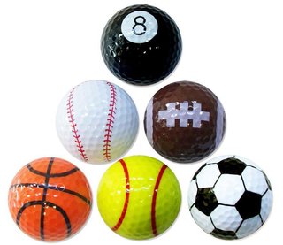PGA Tour Sports golf balls, mix of colors