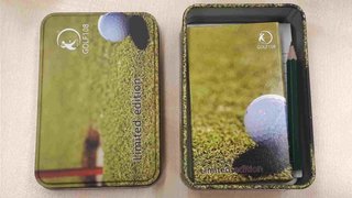 Ostatní Golfové hrací karty pro mariáš limitovaná edice Retro golf playing cards