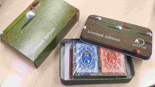 Ostatní Golfové hrací karty pro canastu, limitovaná edice Retro Accessory