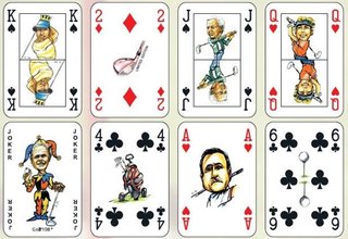 Ostatní Golfové hrací karty pro canastu, limitovaná edice Klasik Accessory