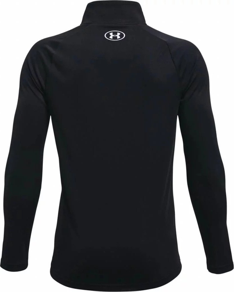 Under Armour Tech 2.0 1/2 Zip boys sports shirt, black