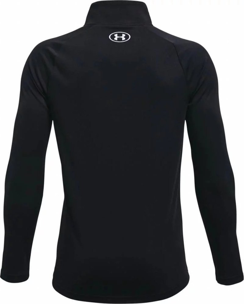 Under Armour Tech 2.0 1/2 Zip boys sports shirt, black