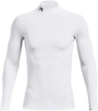 Under Armour ColdGear® Compression Mock men's top, white