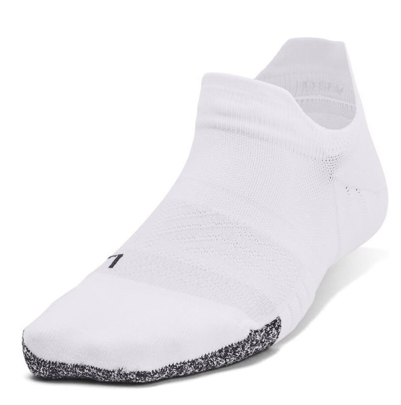 Under Armour Breathe 2 No Show Tab women's socks, white
