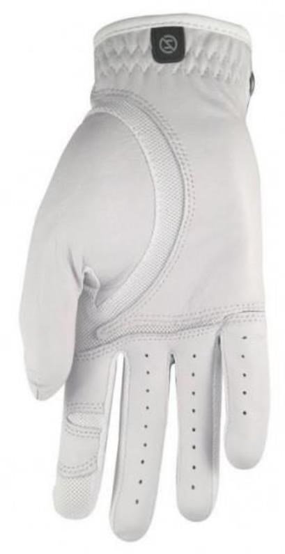 Zero Friction Cabretta mens golf glove, white