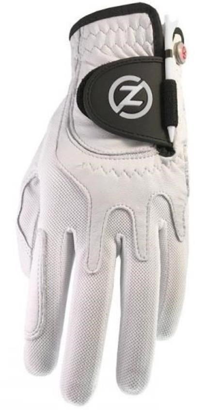 Zero Friction Cabretta mens golf glove, white