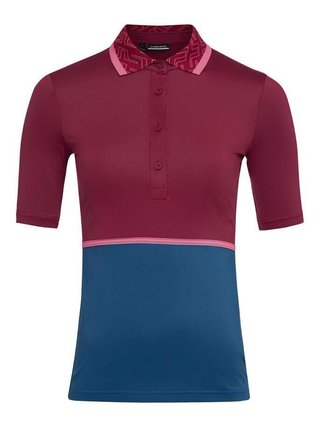 J.Lindeberg Odella Golf women's polo, anemone
