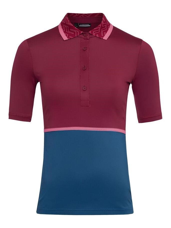 J.Lindeberg Odella Golf women's polo, anemone