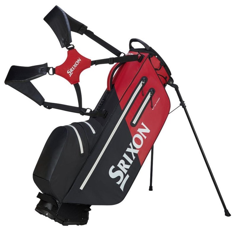 Srixon Waterproof stand bag, black/red