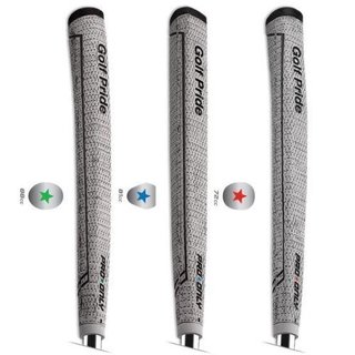 Golf Pride Pro Only Cord Red Star 72cc putter grip, grey