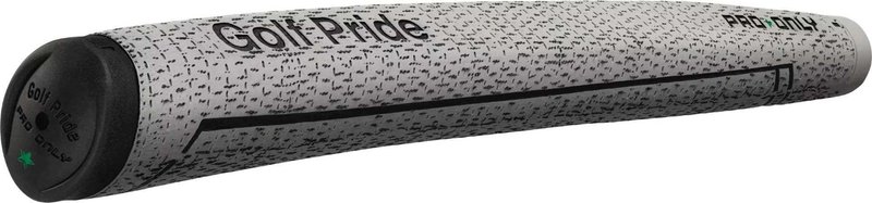 Golf Pride Pro Only Cord Green Star 88cc putter grip, grey