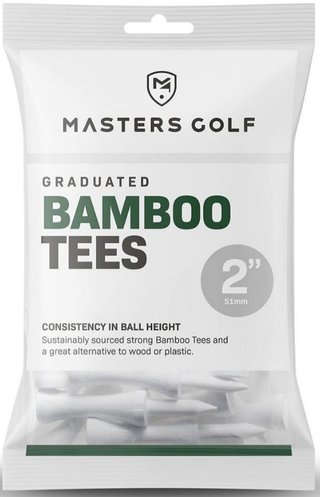 Masters Golf Masters Graduated Bamboo Tees 51mm (2") 20pcs