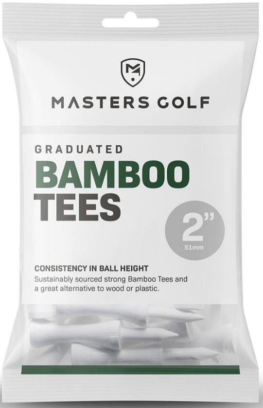 Masters Golf Masters Graduated Bamboo Tees 51mm (2") 20pcs