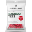 Masters Golf Masters Graduated Bamboo Tees 32mm (1 1/4"), 25pcs, Red