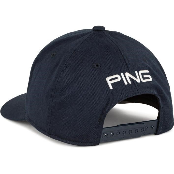 PING Tour Classic men's cap, navy/white