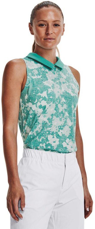 Under Armour Zinger Rise Sleeveless women's polo, green