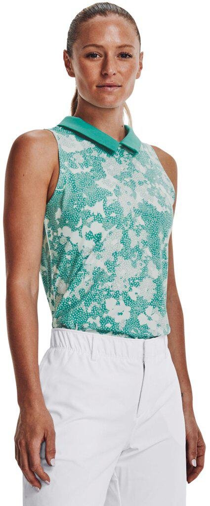 Under Armour Zinger Rise Sleeveless women's polo, green