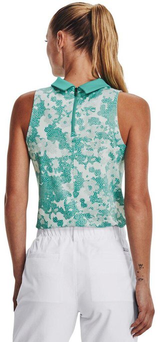 Under Armour Zinger Rise Sleeveless women's polo, green