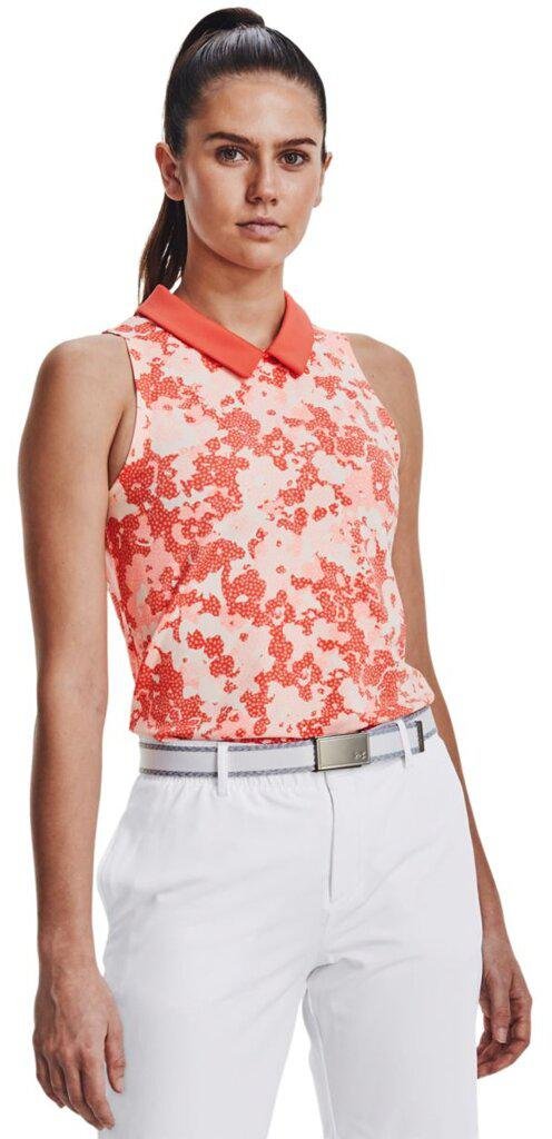 Under Armour Zinger Rise Sleeveless women's polo, orange