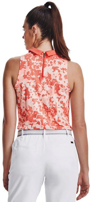 Under Armour Zinger Rise Sleeveless women's polo, orange
