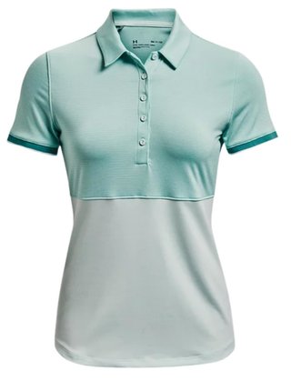 Under Armour Zinger Point women's polo, sea mist/neptune