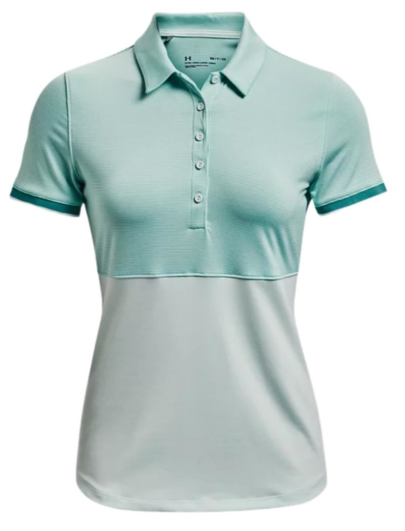 Under Armour Zinger Point women's polo, sea mist/neptune