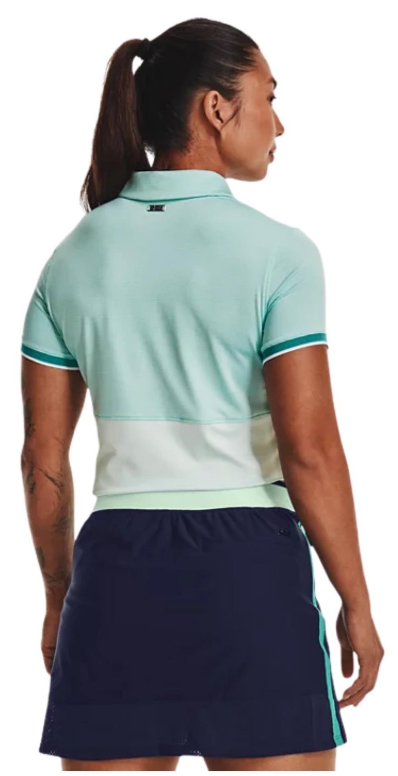 Under Armour Zinger Point women's polo, sea mist/neptune