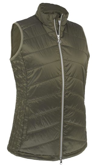Callaway Primaloft Quilted women's vest, industrial green