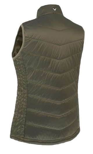 Callaway Primaloft Quilted women's vest, industrial green