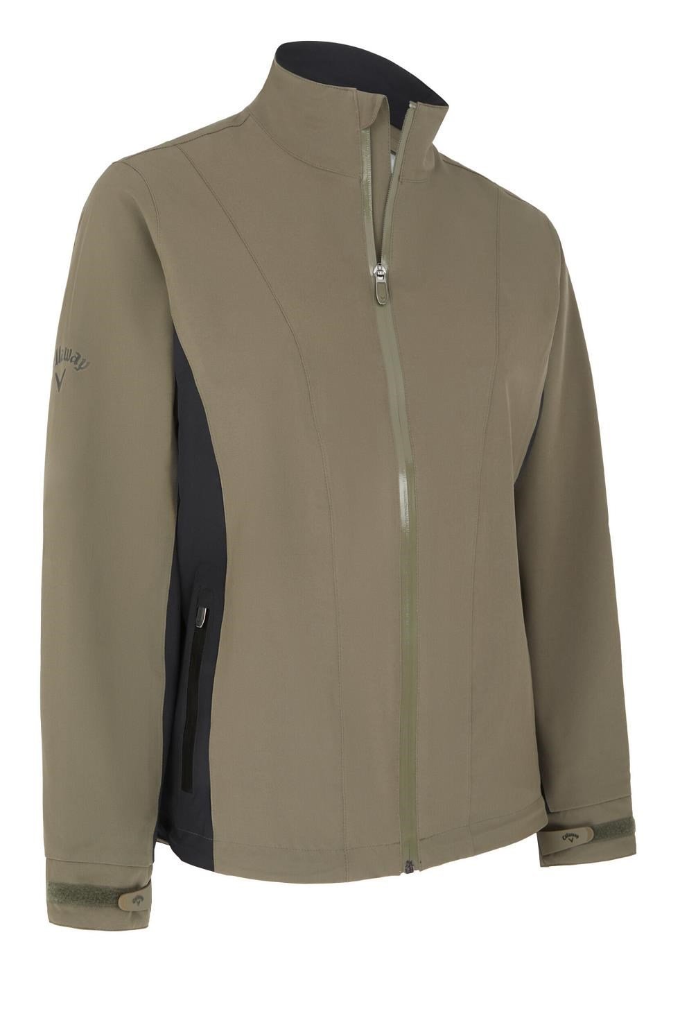 Callaway ColorBlock WaterProof women's jacket, industrial green