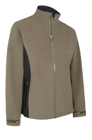 Callaway ColorBlock WaterProof women's jacket, industrial green