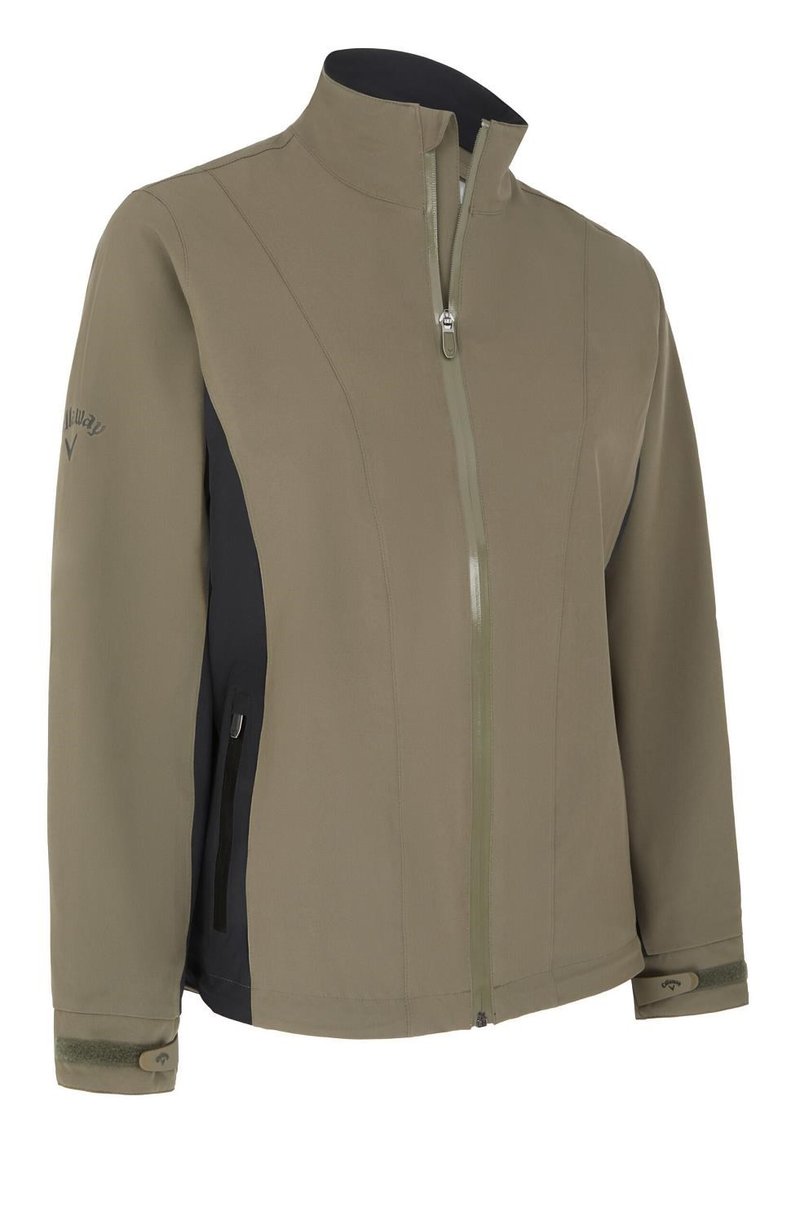Callaway ColorBlock WaterProof women's jacket, industrial green
