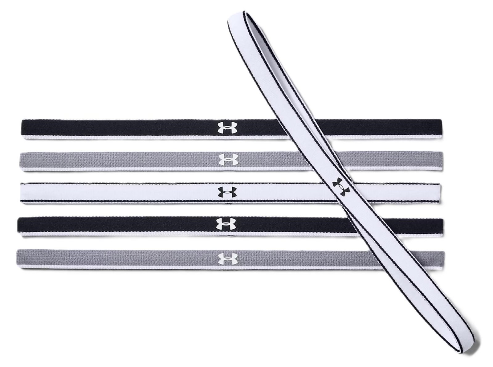 Under Armour Mini Headbands (6-Pack), black