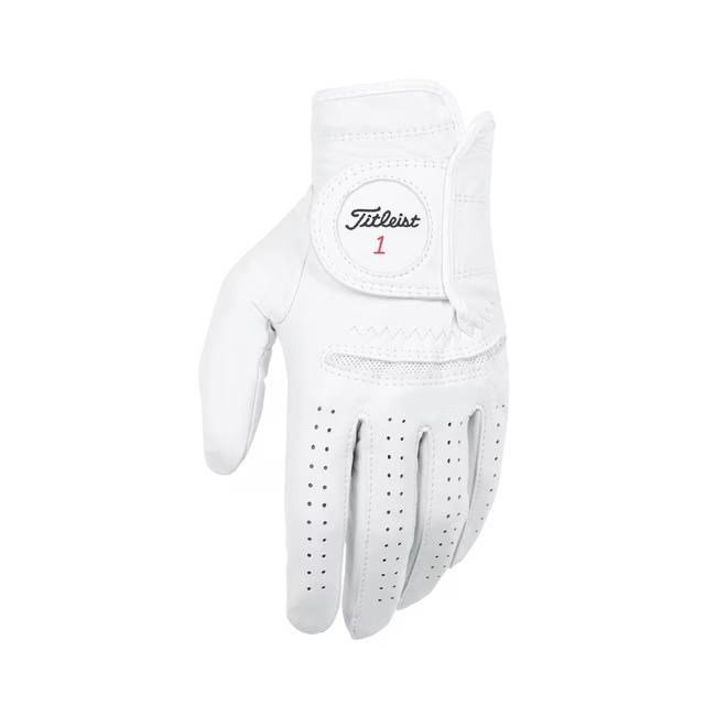 Titleist Perma-Soft mens golf glove, white