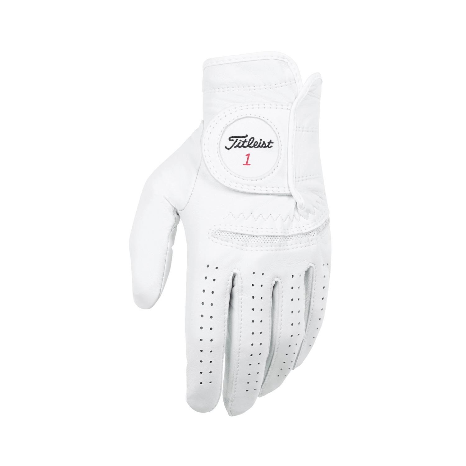 Titleist Perma-Soft Cadet mens golf glove, white