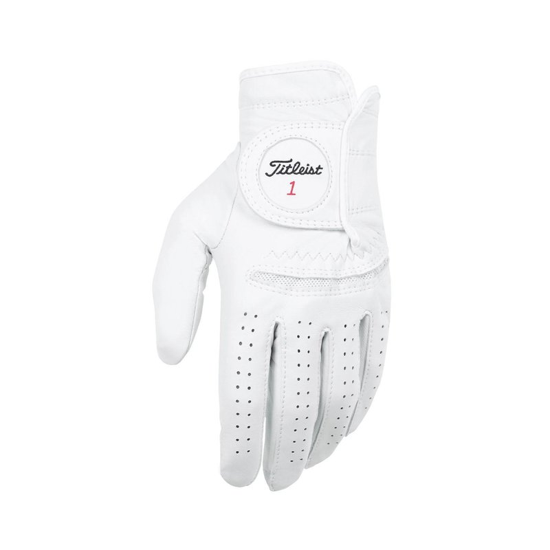 Titleist Perma-Soft Cadet mens golf glove, white