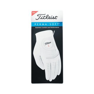 Titleist Perma-Soft Cadet mens golf glove, white