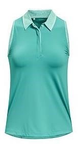 Under Armour Iso-Chill Sleeveless women's polo, green