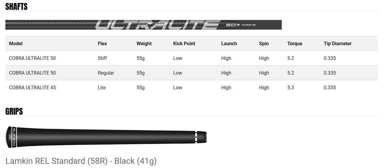 Cobra AIR-X men's fairway wood