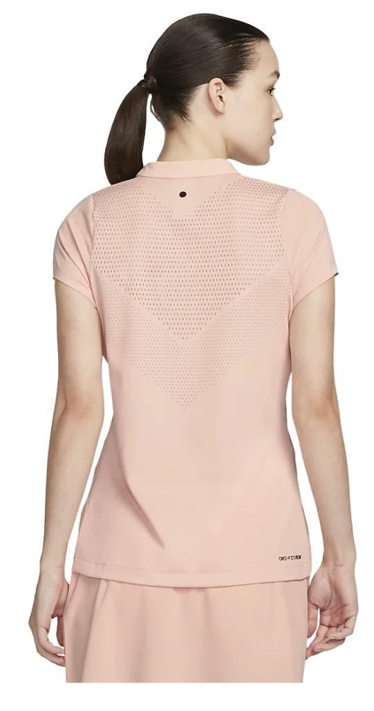 Nike Dri-FIT ADV Ace women's polo, light orange