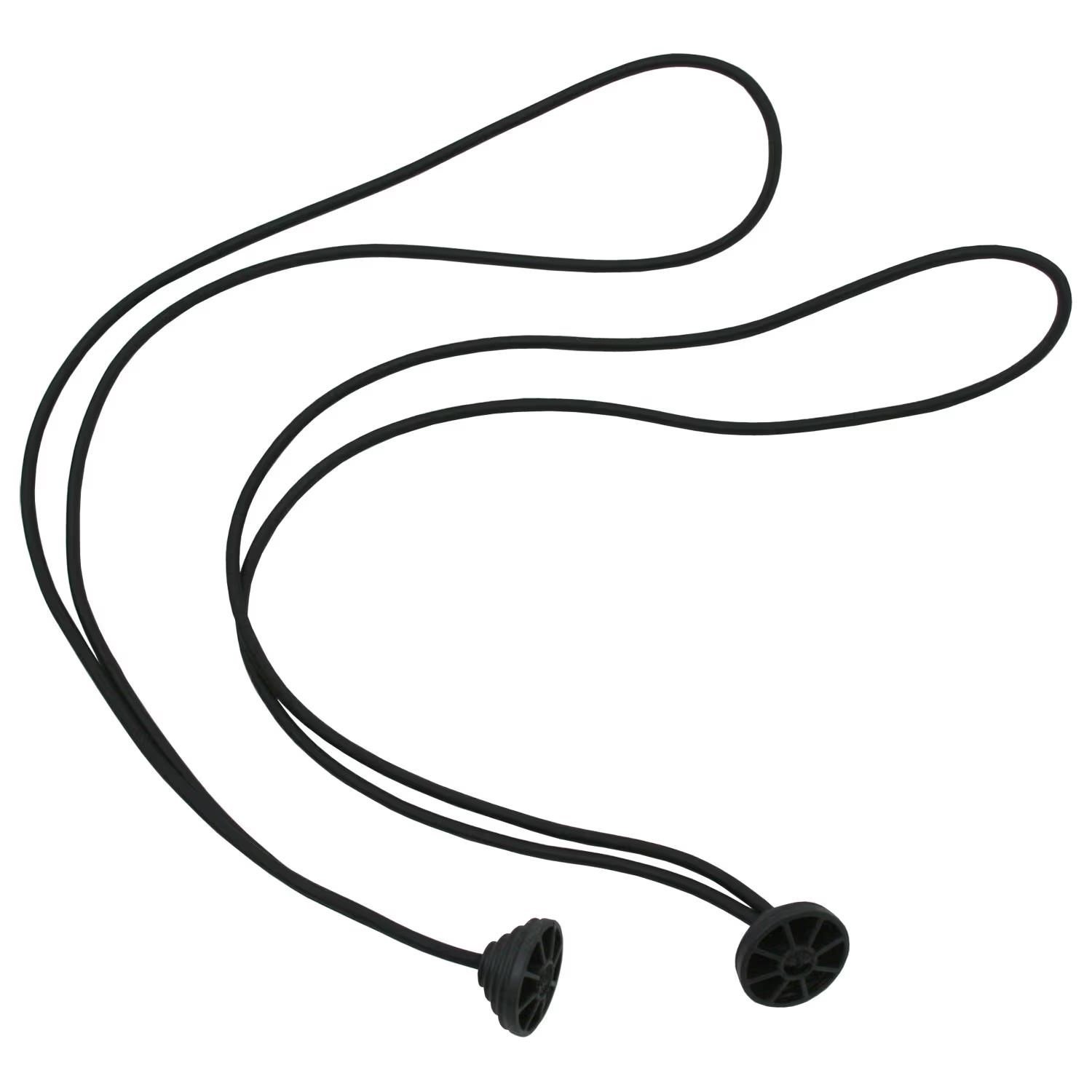 JuCad Elastic Band for bag support (2PC) for Titanium/Stainless Steel Caddys, black