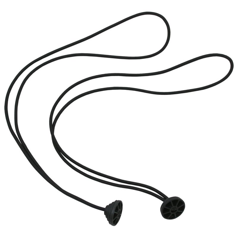 JuCad Elastic Band for bag support (2PC) for Titanium/Stainless Steel Caddys, black
