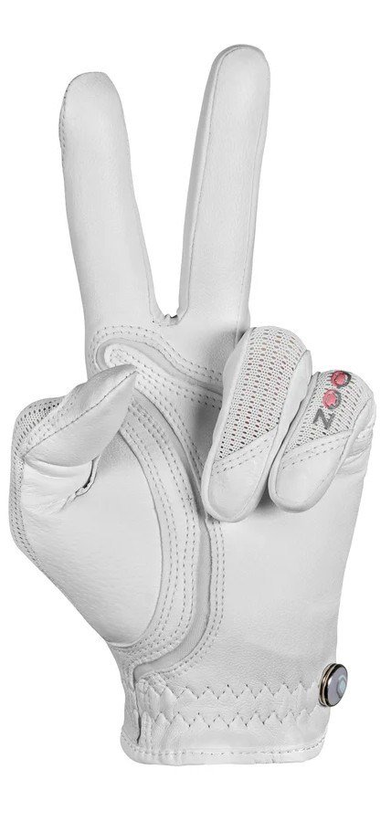 Zoom Zoom Sun Style ladies golf glove, white