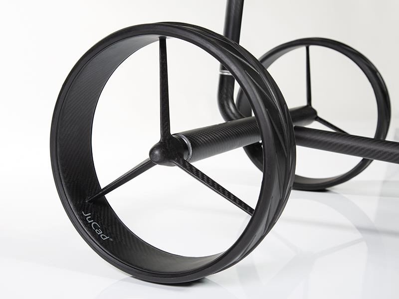 JuCad Carbon Travel Nero SV 2.0 electric trolley, black